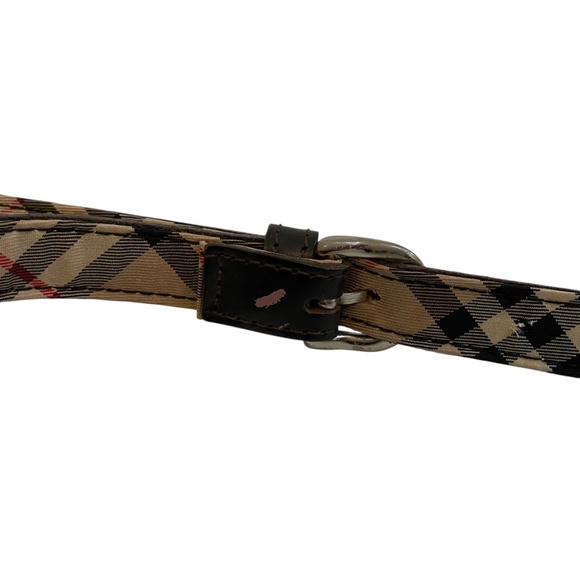 Authentic Burberry Nylon Shoulder Bag – Army Green, Nova Check, Zip Closure - Picture 8 of 16